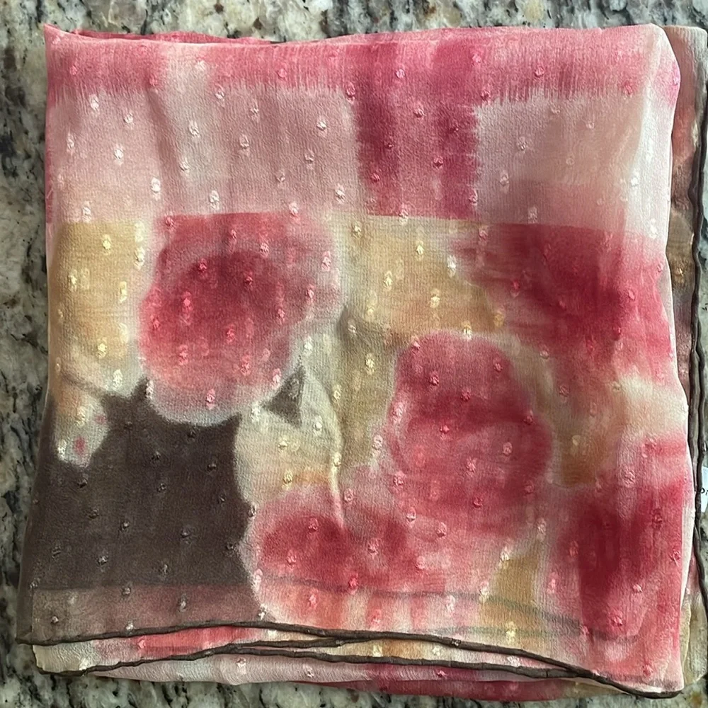 Christian Dior silk Scarf 🧣 made in Paris .